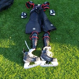 Youth hockey equipment